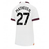 Manchester City Matheus Nunes #27 Vonkajší Ženy futbalový dres 2023-24 Krátky Rukáv